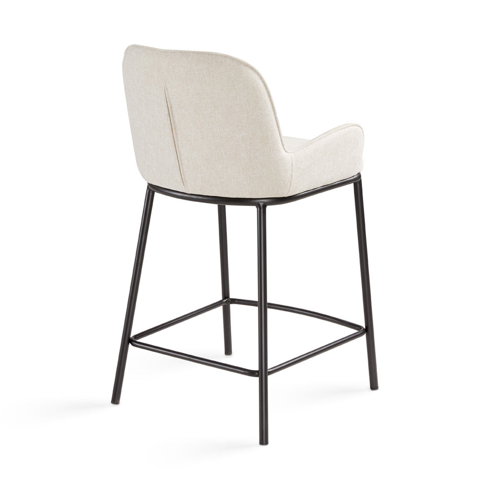 Bennett Counter Chair: Light Grey