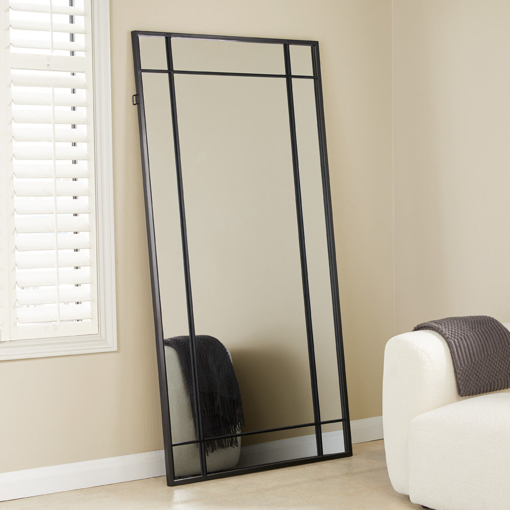 Gilmore Floor Mirror - Black Frame