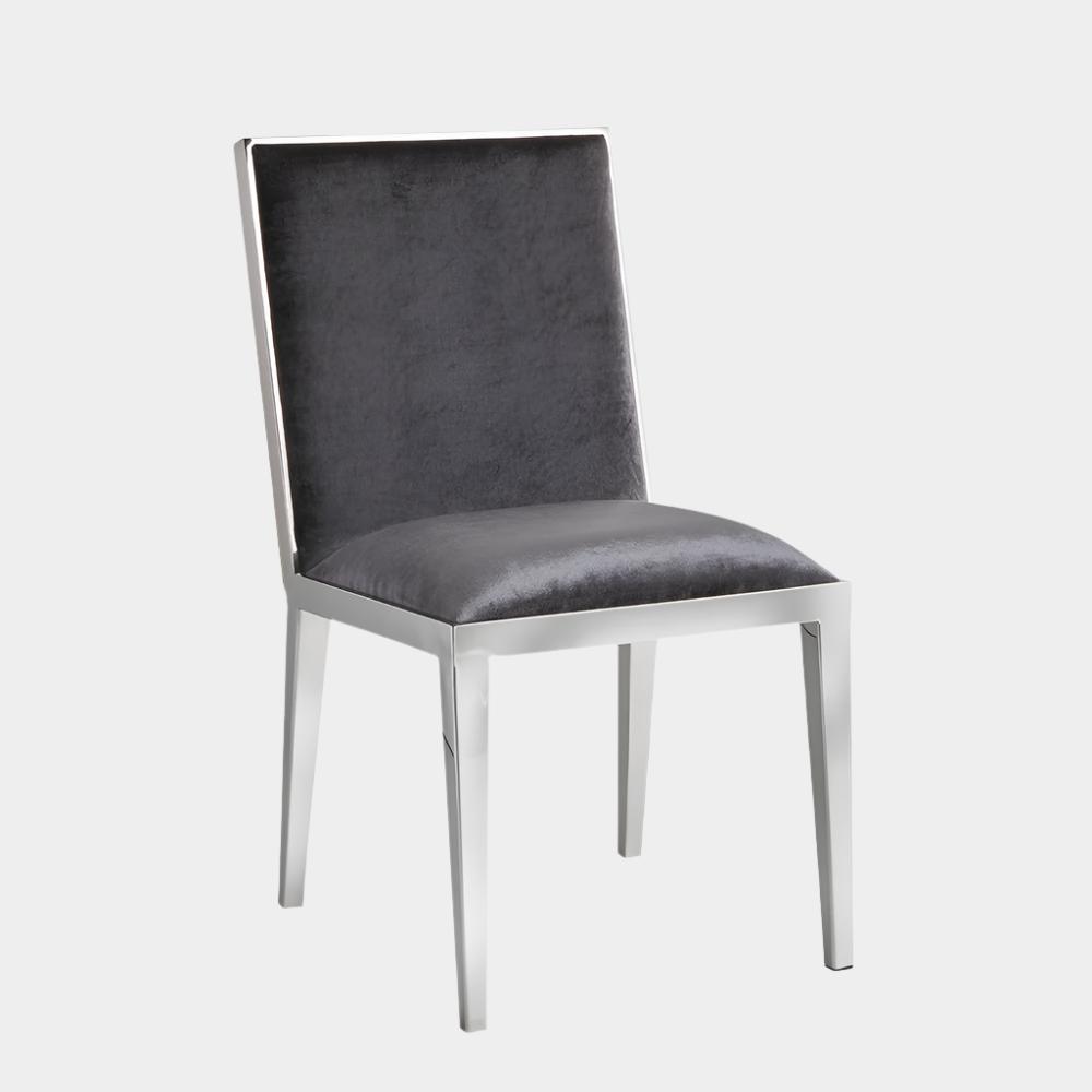 Emario Dining Chair Charcoal Velvet