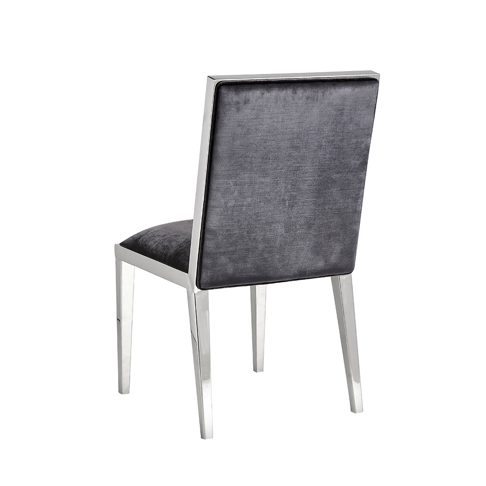 Emario Dining Chair Charcoal Velvet