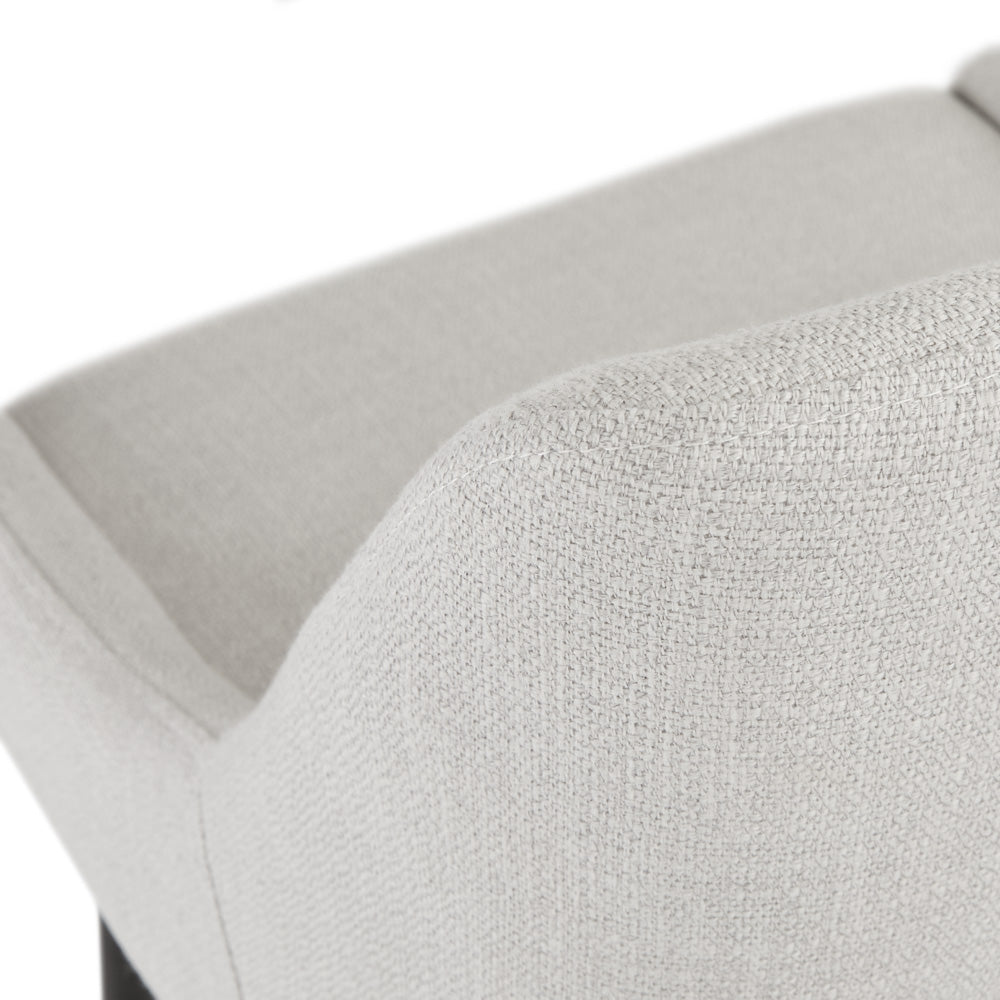 Victoria Counter Stool: Light Grey Linen