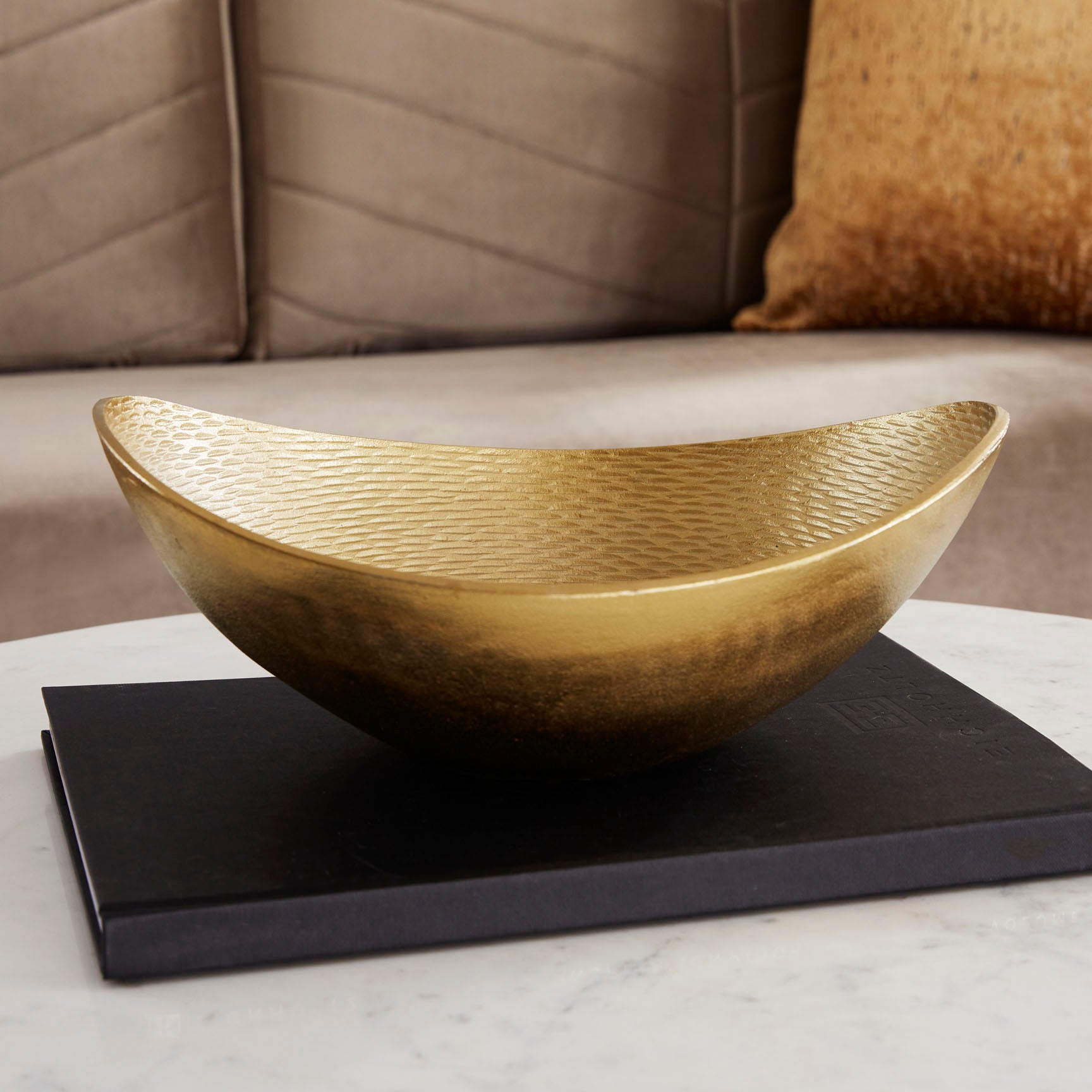 Decorative Bowl: Gold