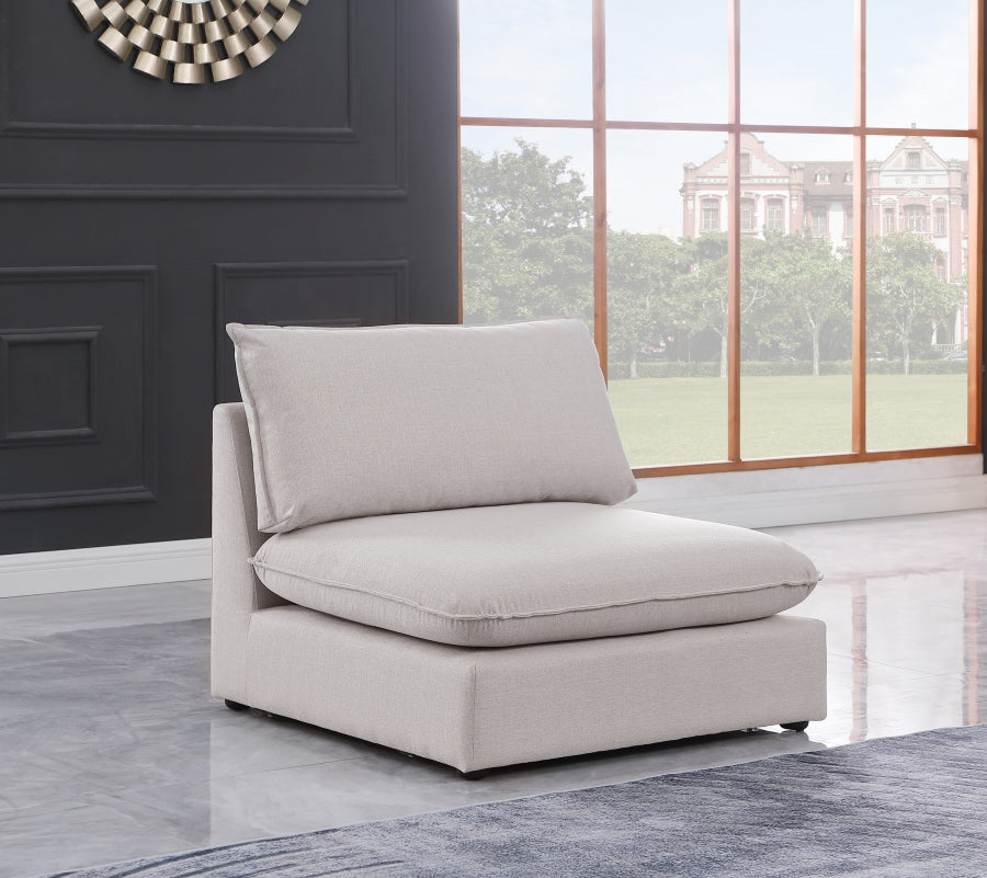 Fauteuil d'appoint rembourré en chenille Vivi 