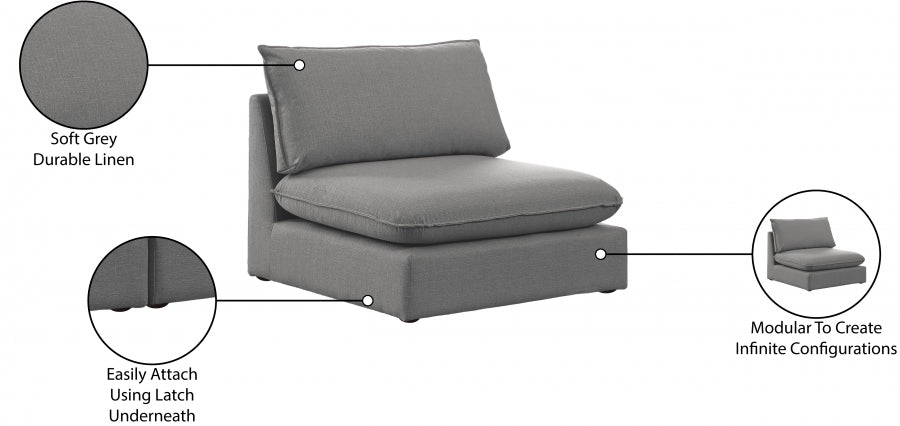 Fauteuil d'appoint rembourré en chenille Vivi 