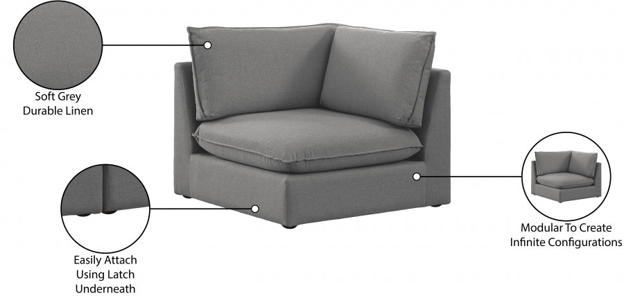 Fauteuil d'appoint rembourré en chenille Vivi 