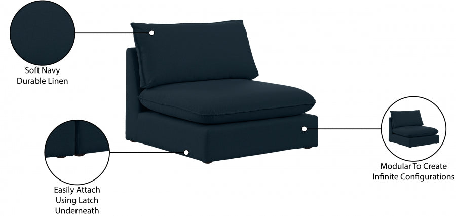 Fauteuil d'appoint rembourré en chenille Vivi 