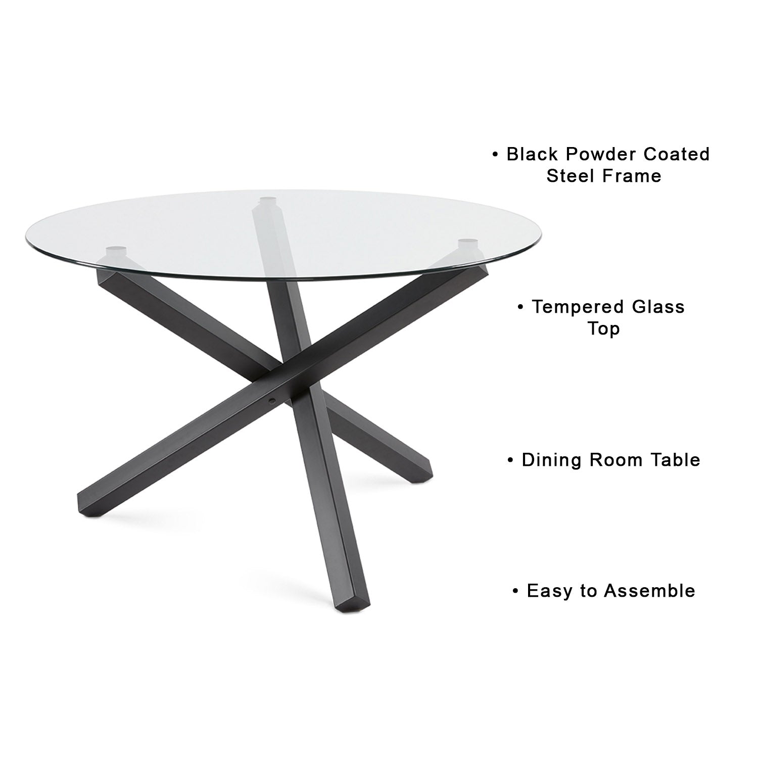 Helen Black Dining Table