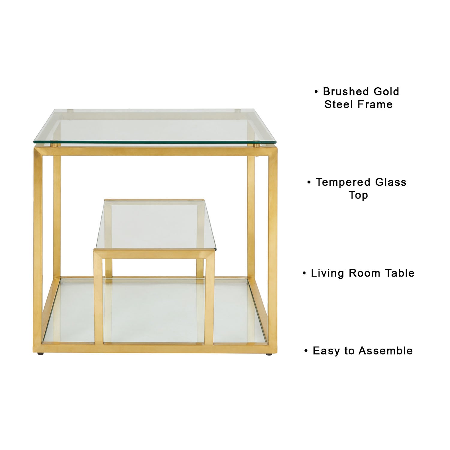 Barolo Gold End Table