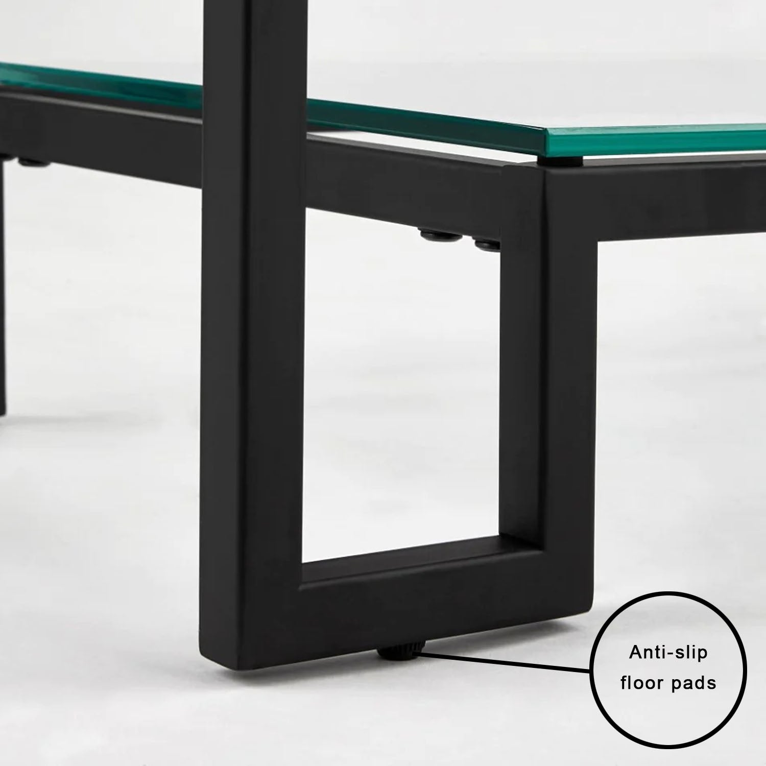 Krista Black Console Table