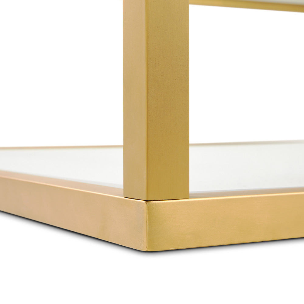 Caspian Square Coffee Table: Gold