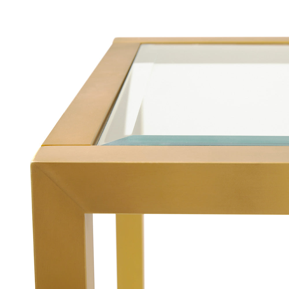 Caspian Console Table: Gold