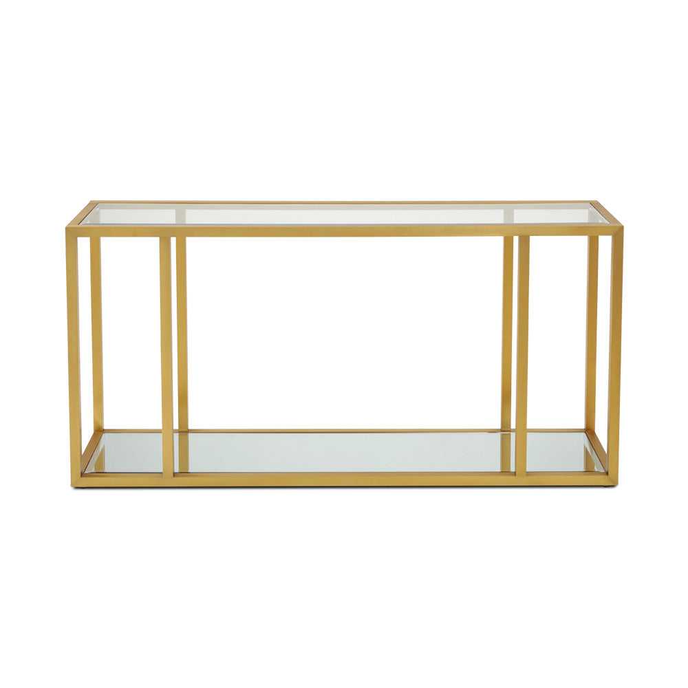 Caspian Console Table: Gold