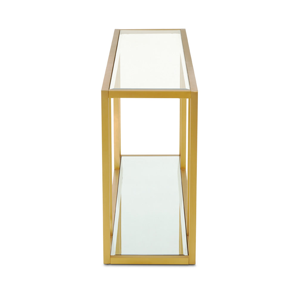 Caspian Console Table: Gold