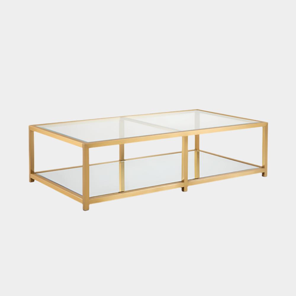 Caspian Gold Coffee Table: Rectangular