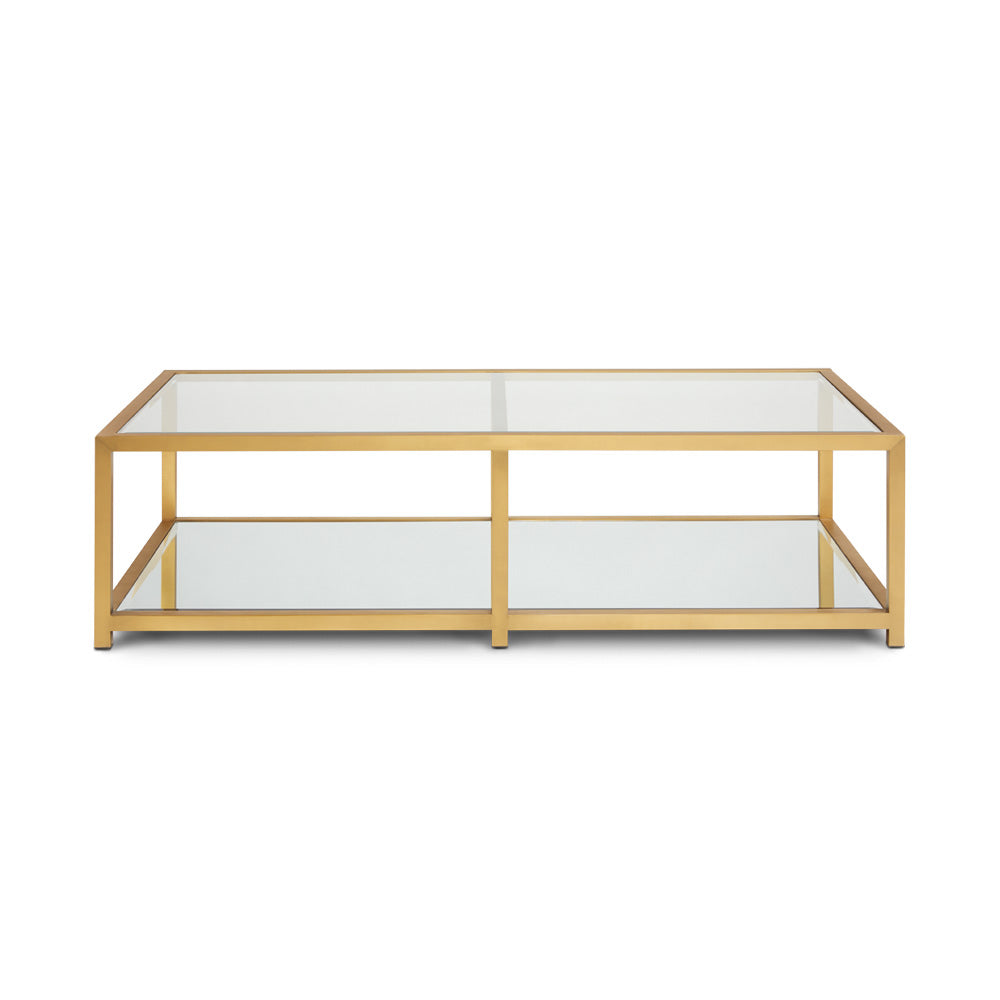 Caspian Gold Coffee Table: Rectangular