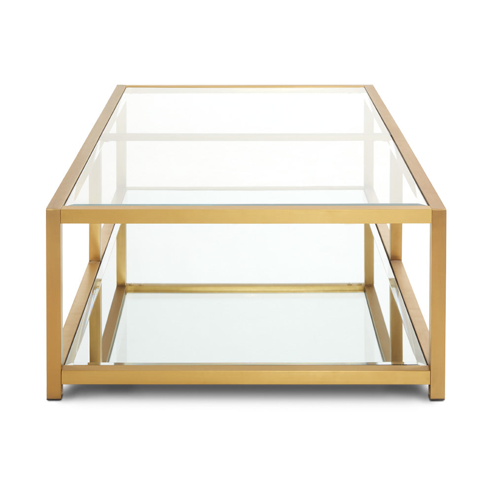 Caspian Gold Coffee Table: Rectangular