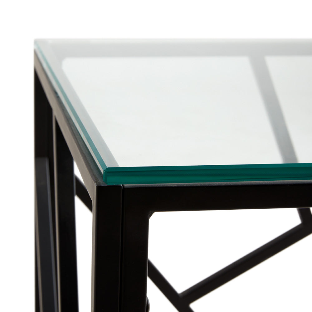 Carole End Table: Black