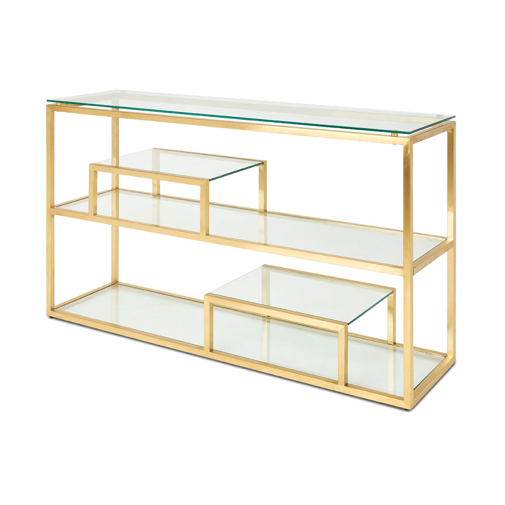 Barolo Gold Console Table