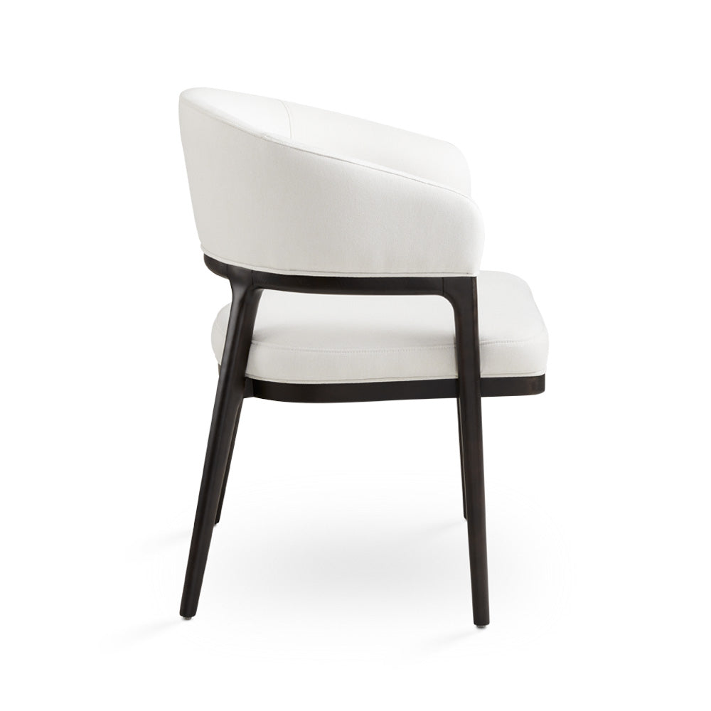 Erica Dining Chair White Linen