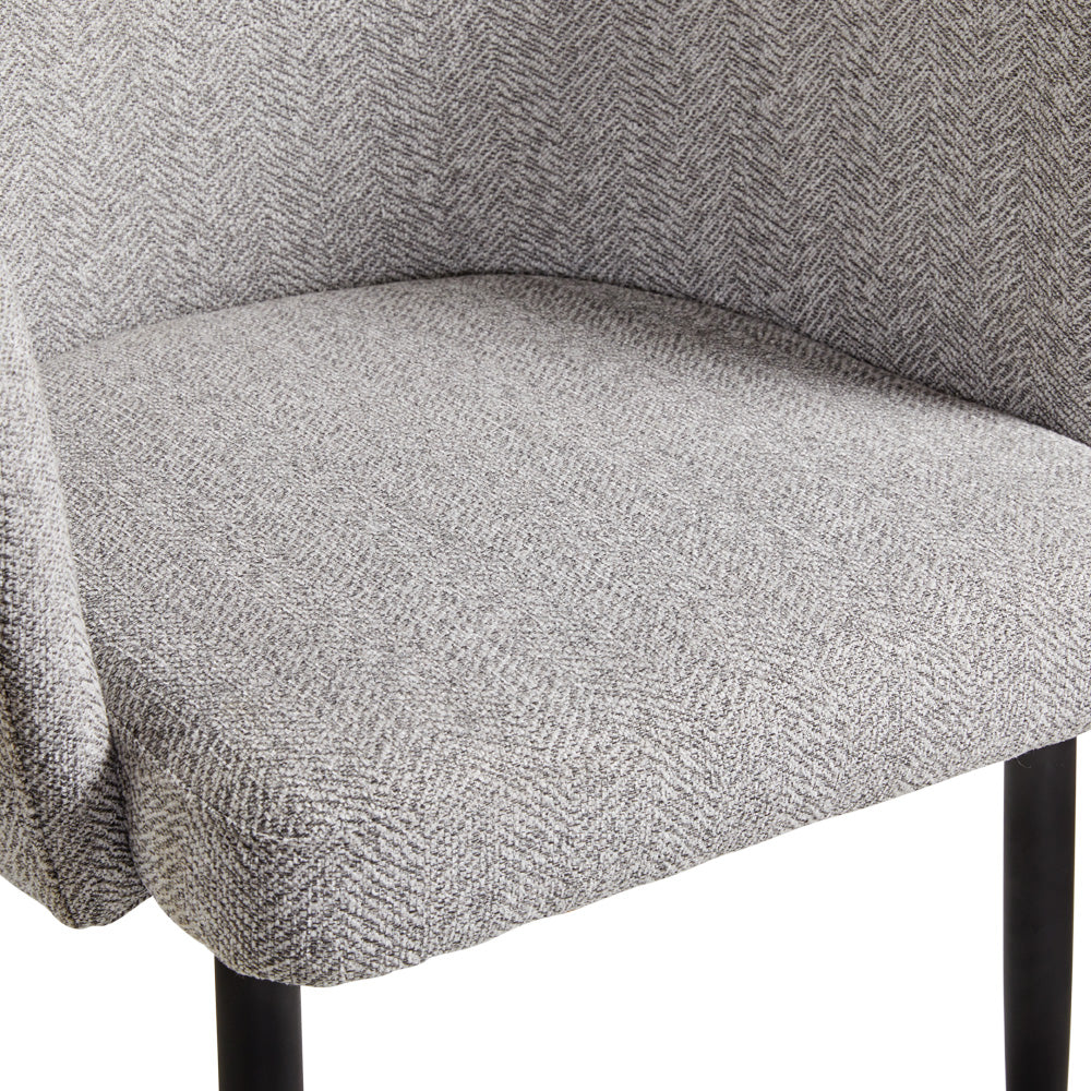 Jordan Dining Chair Grey Fabric