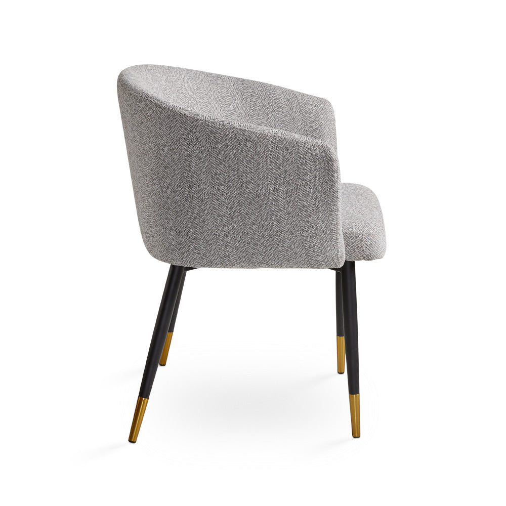 Jordan Dining Chair Grey Fabric