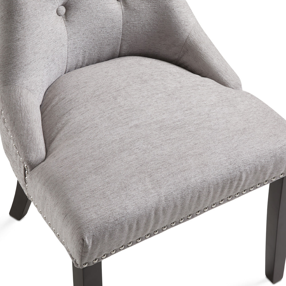 Rimzy Dining Chair Platinum Fabric