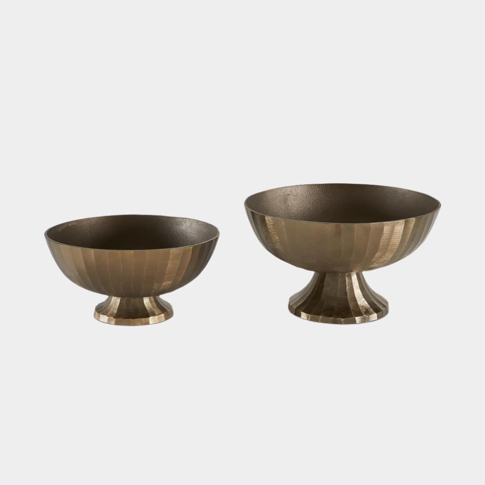 Decorative Bowls (Set of 2) Antique Brass