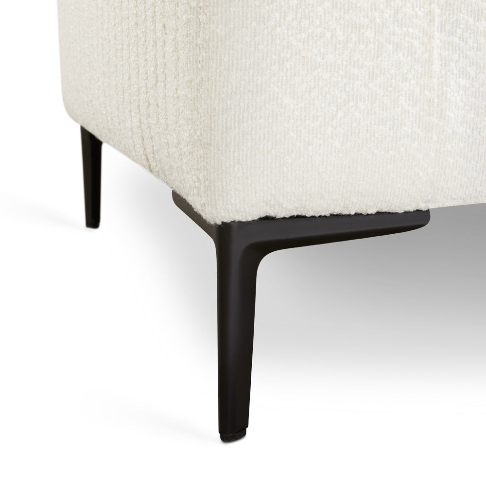 Franco Accent Chair White Boucle