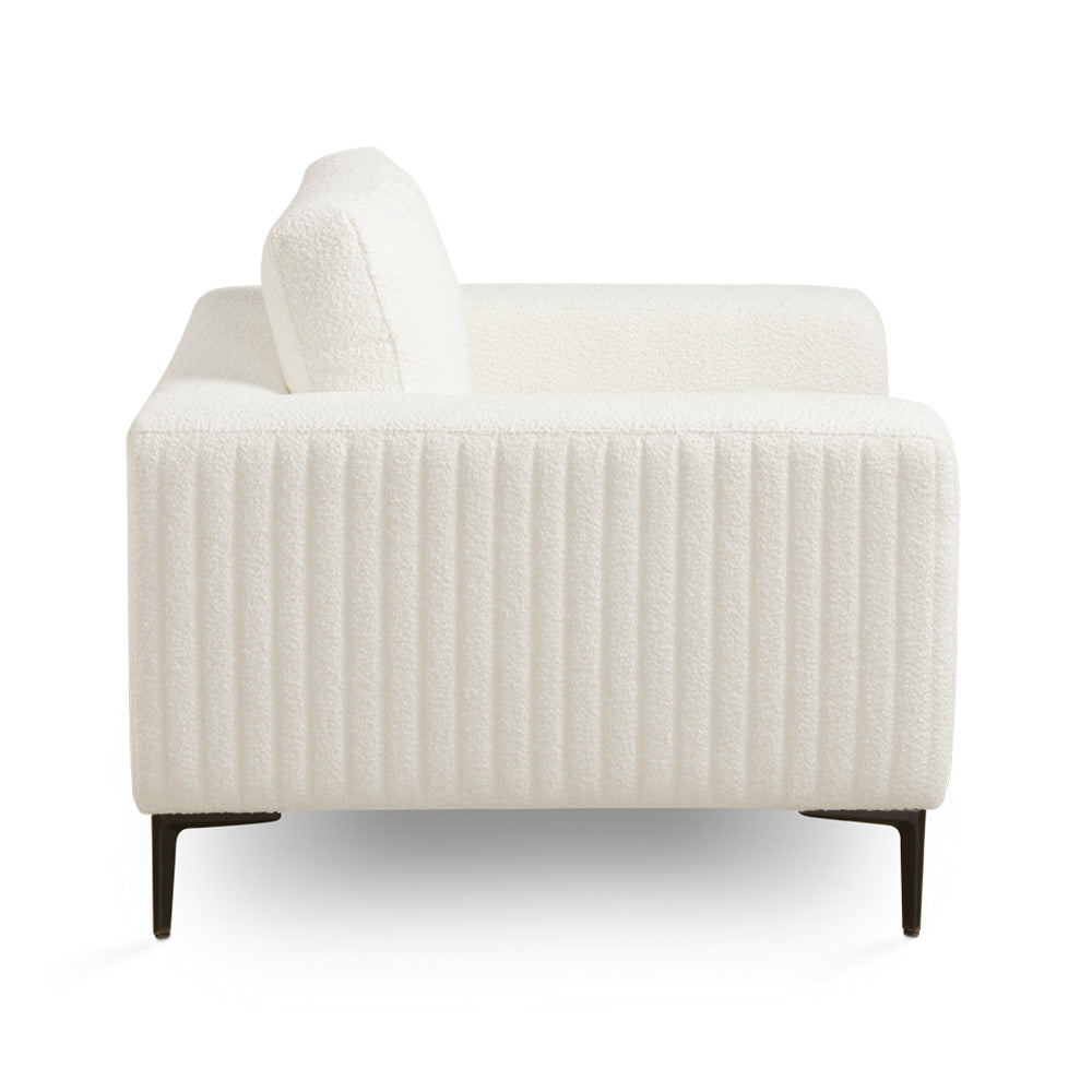 Franco Accent Chair White Boucle