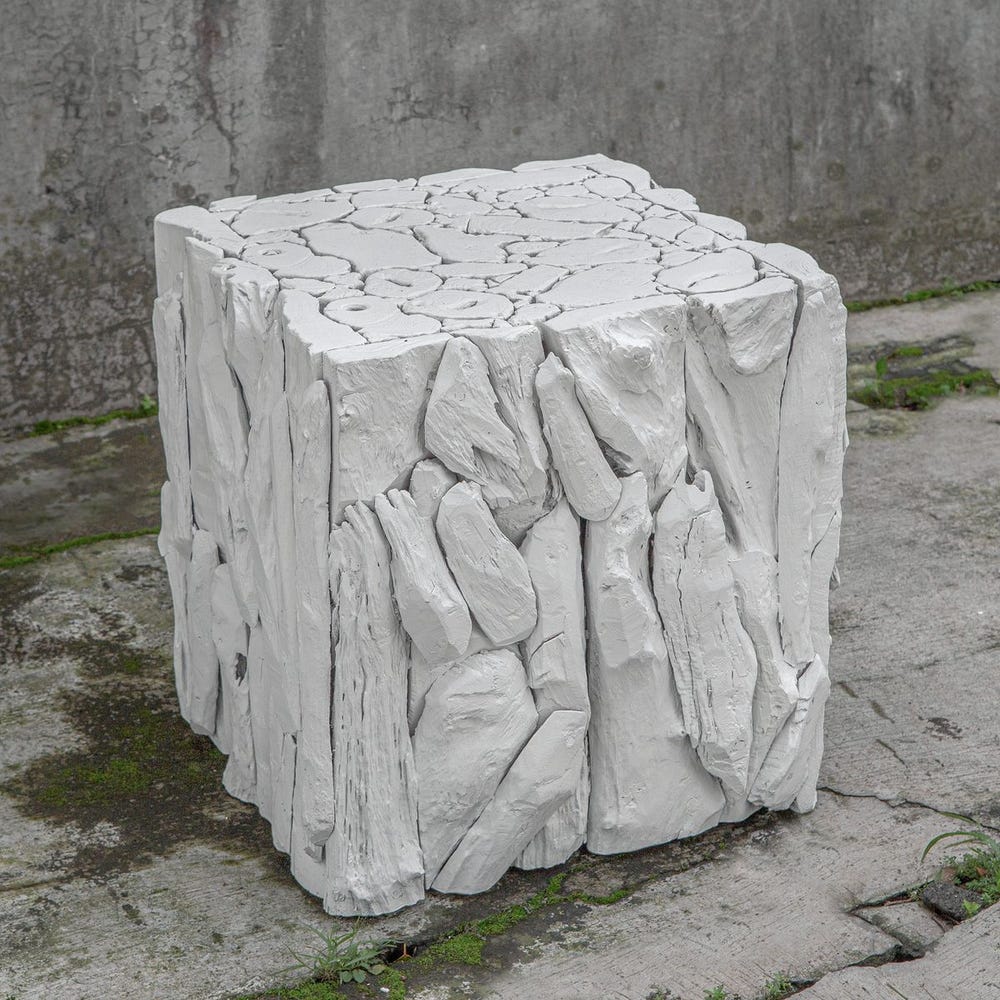 Teak Root Bunching Cube