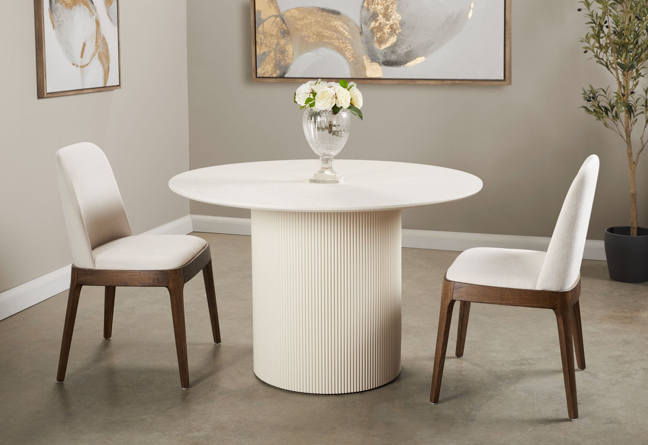 Harmony Dining Table Ivory