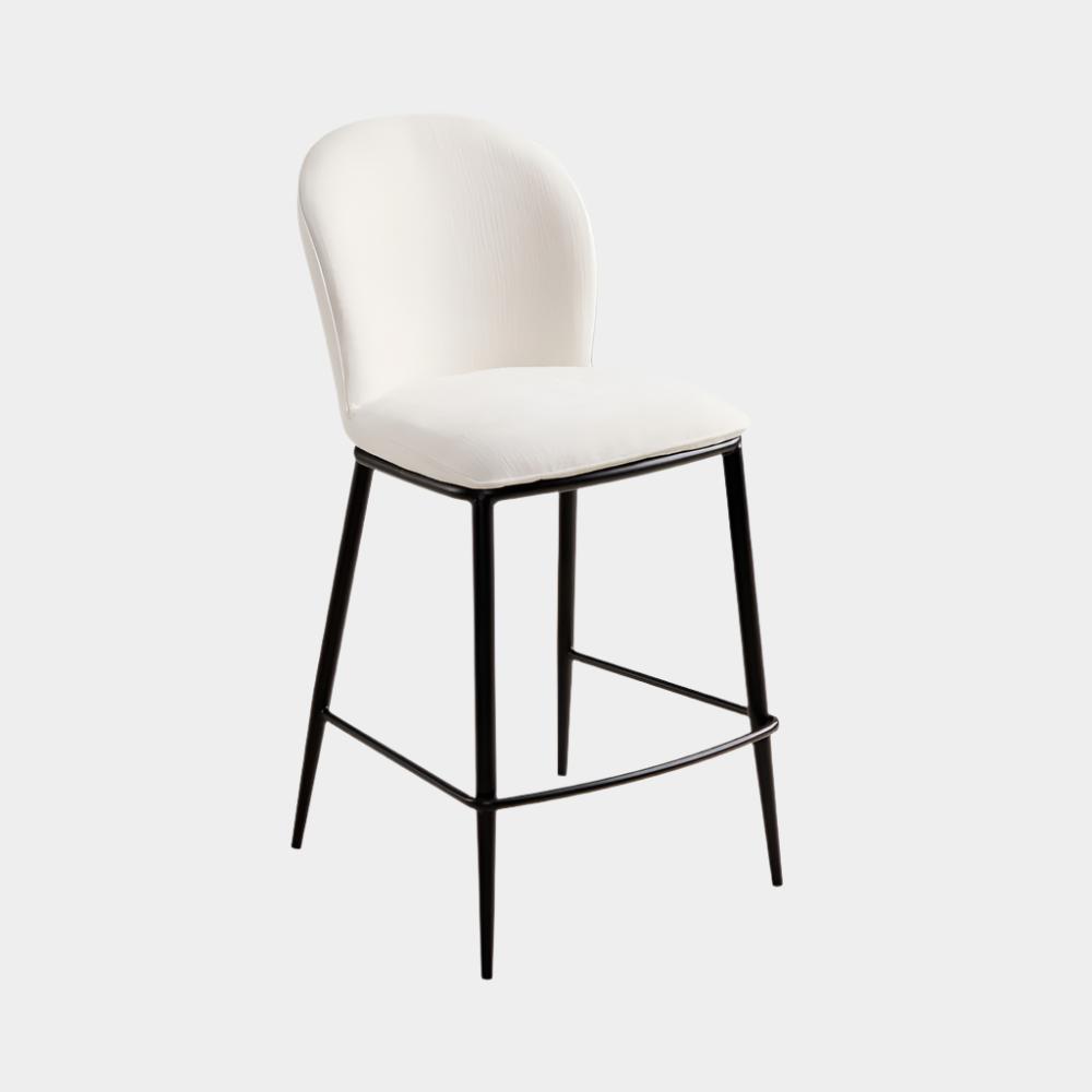 Angie Counter Chair: Ivory Linen