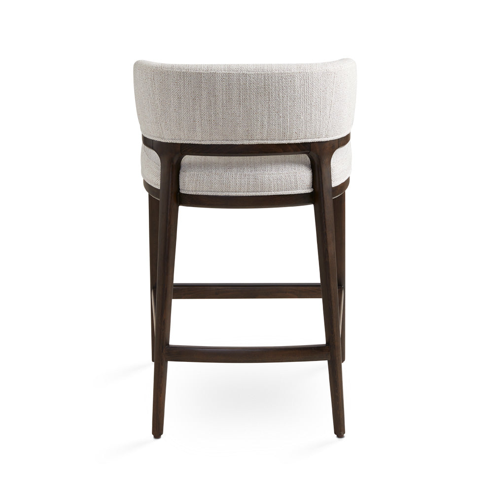 Calvin Counter Chair Grey Linen