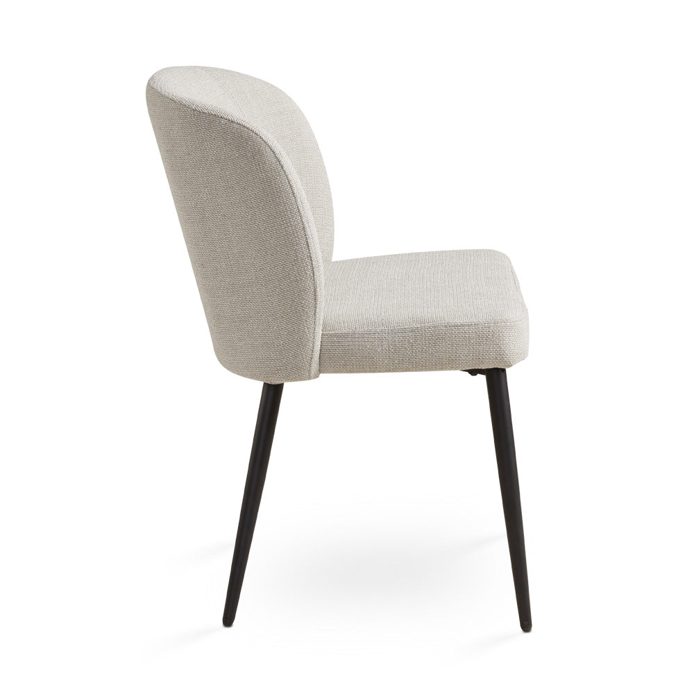 Fortina Dining Chair Ivory Linen