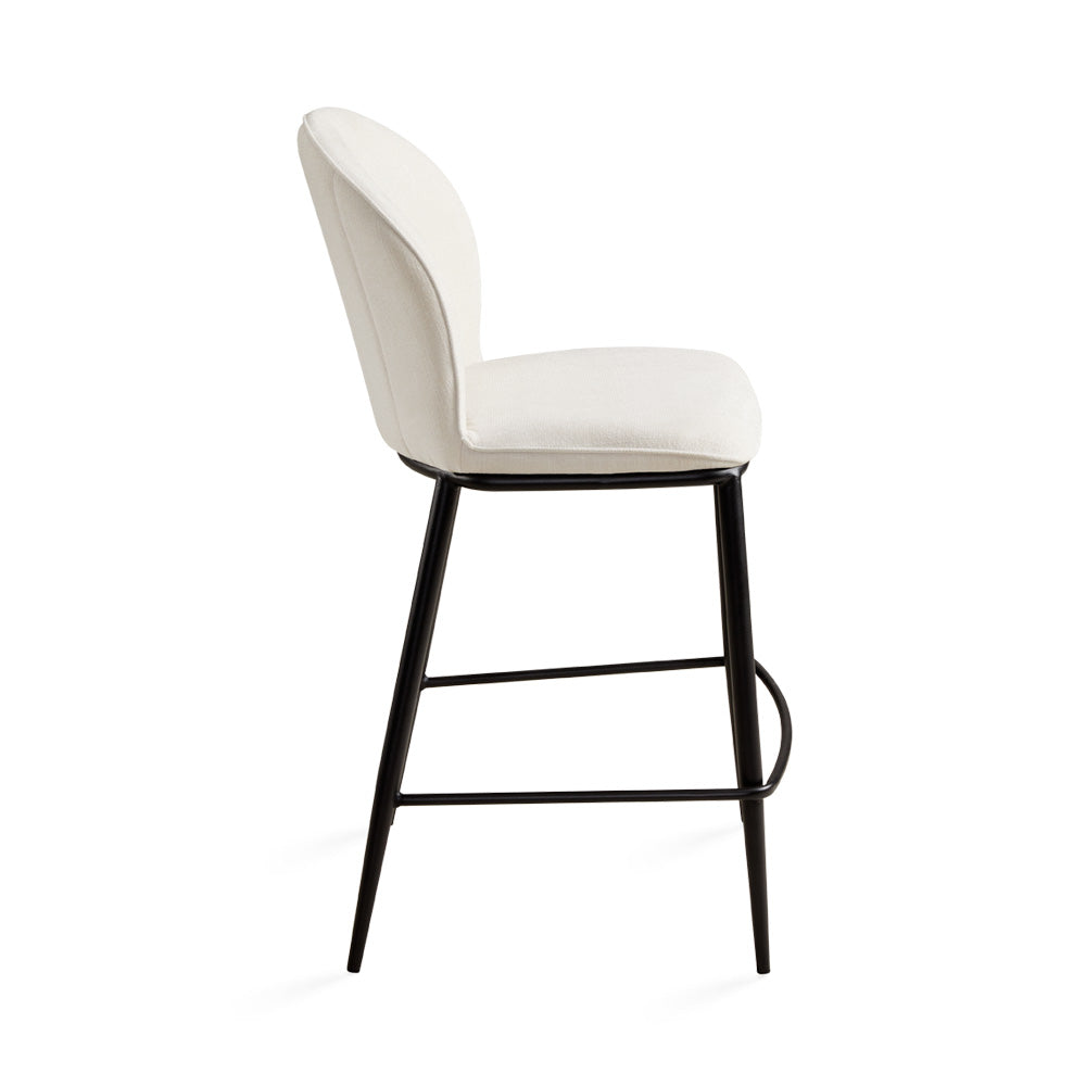 Angie Counter Chair: Ivory Linen