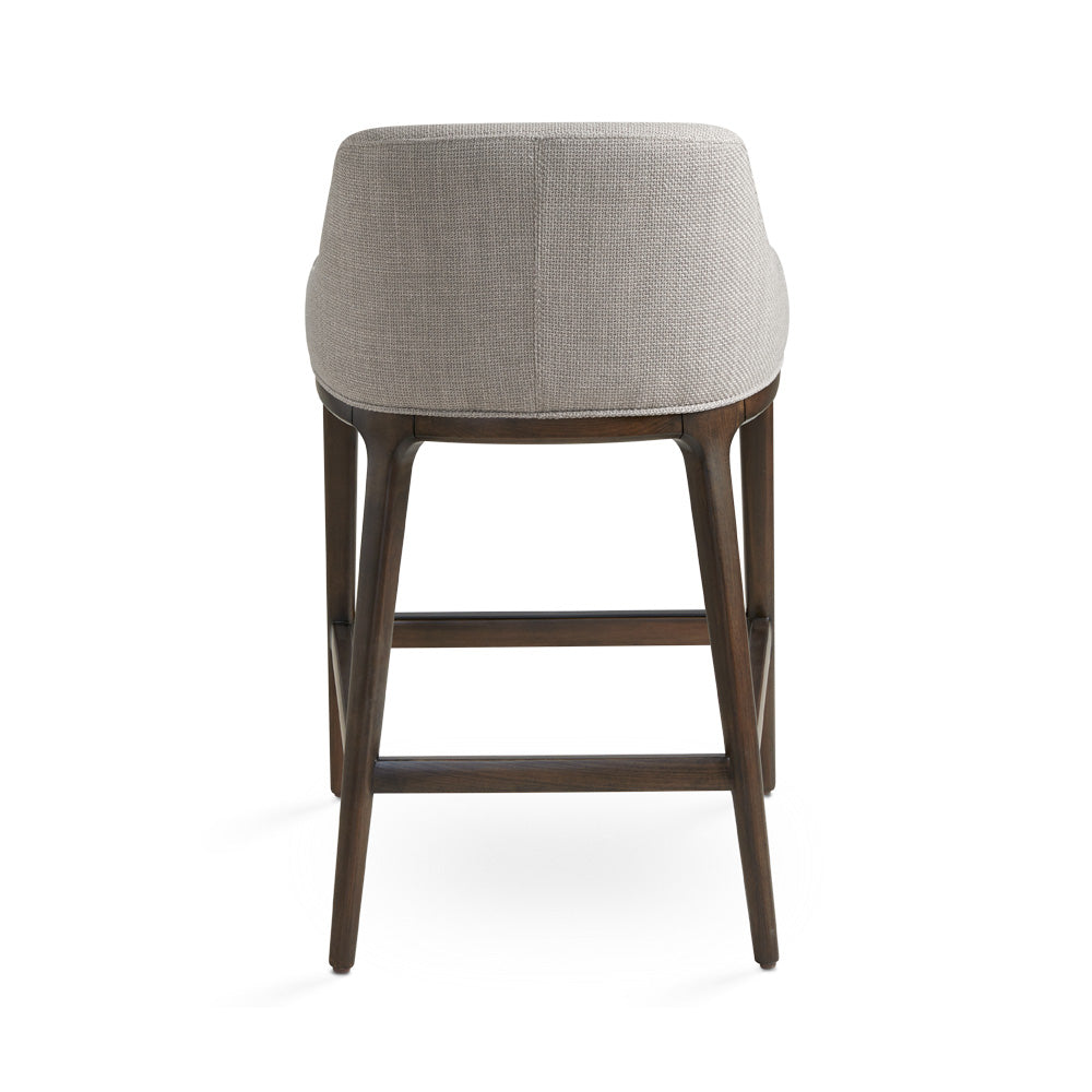 Everett Counter Chair: Taupe Linen