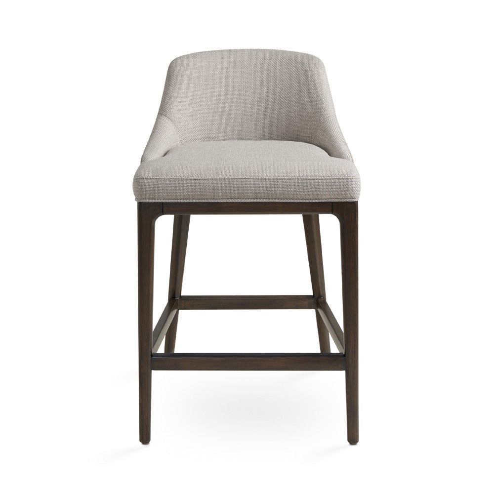 Everett Counter Chair: Taupe Linen