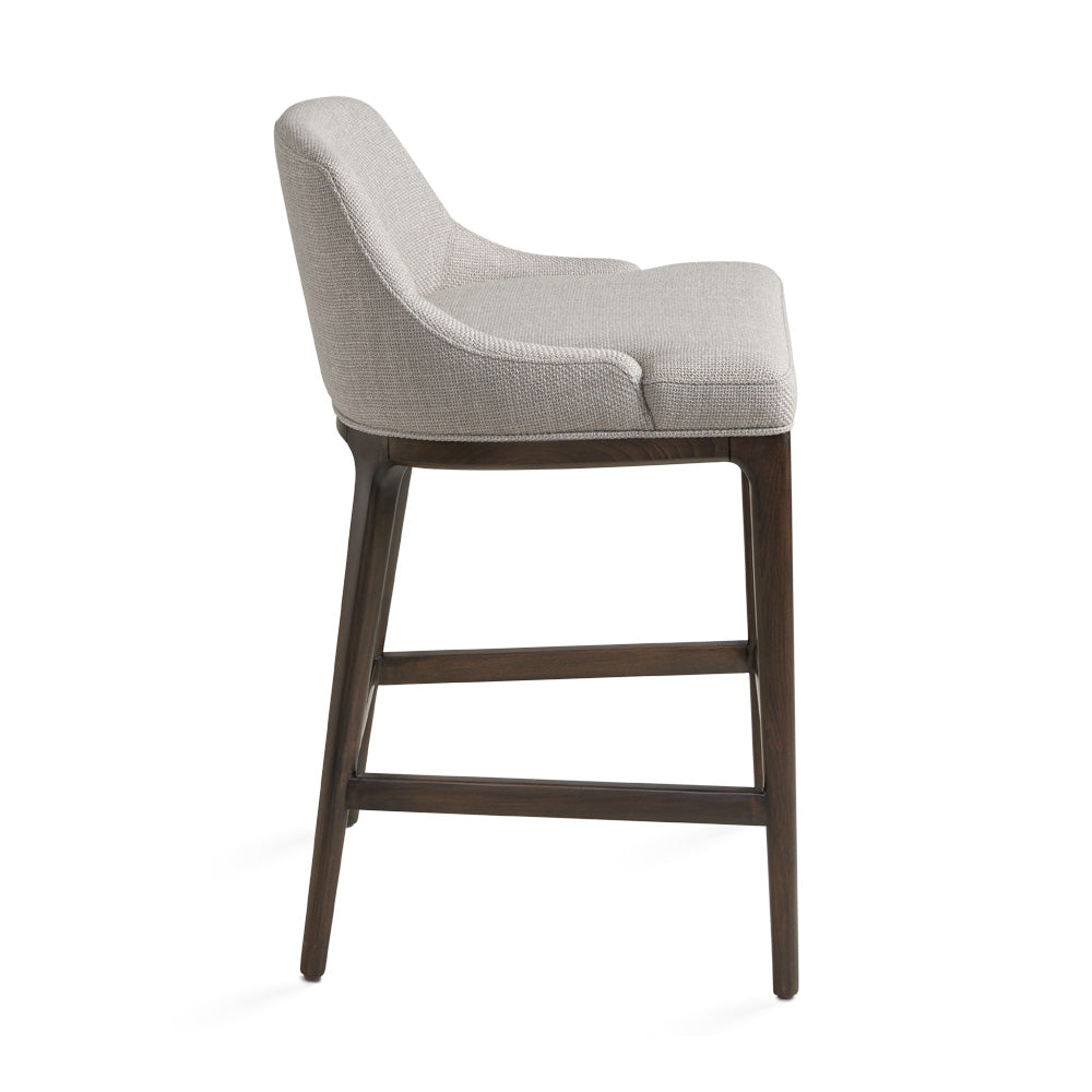 Everett Counter Chair: Taupe Linen