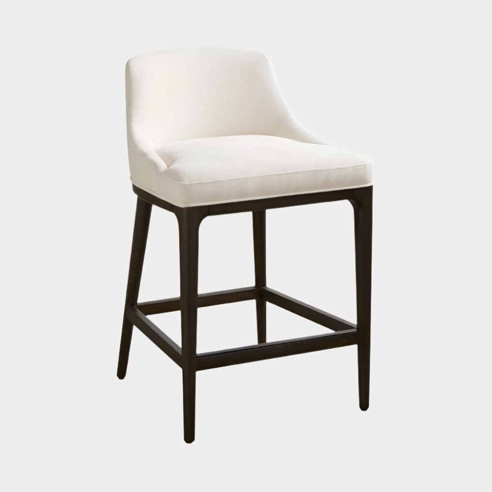 Everett Counter Chair: Ivory Linen