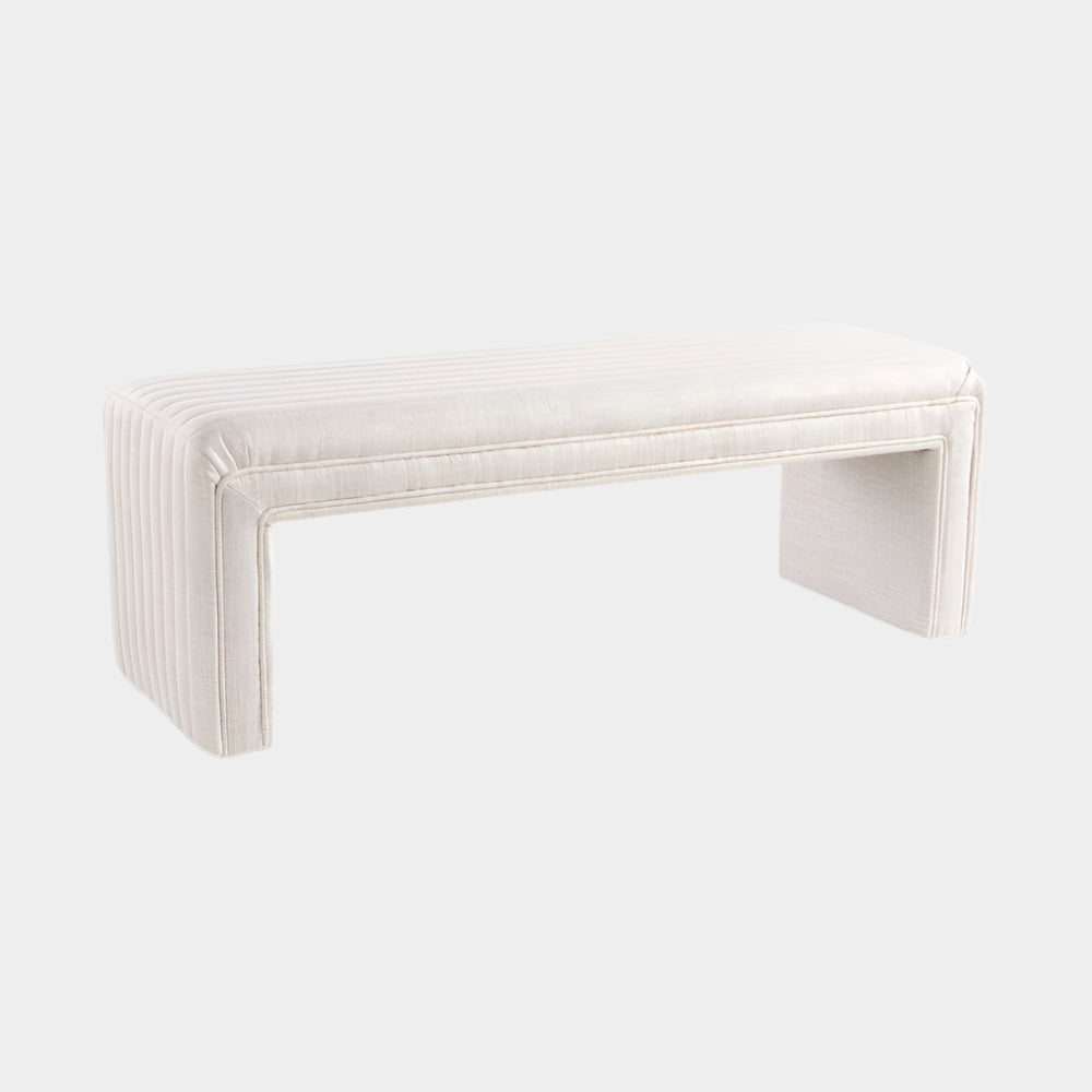 U Bench: Beige Linen