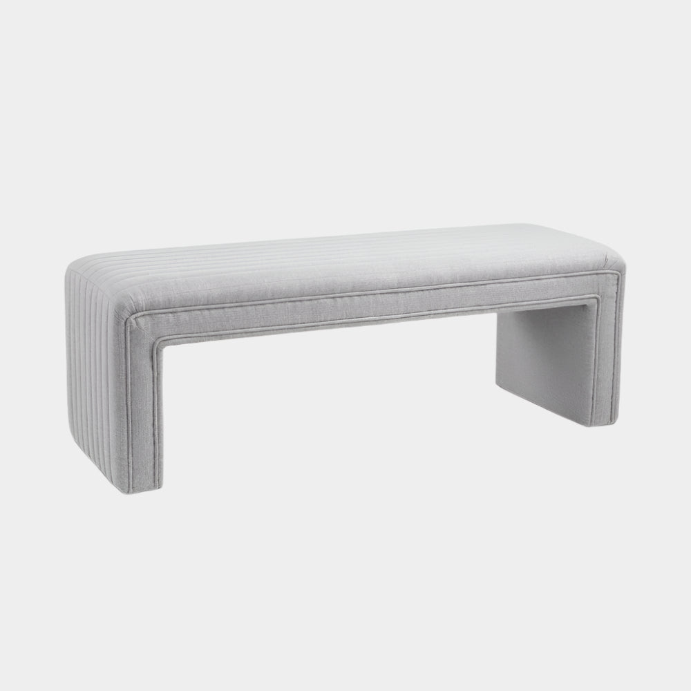 U Bench: Grey Linen