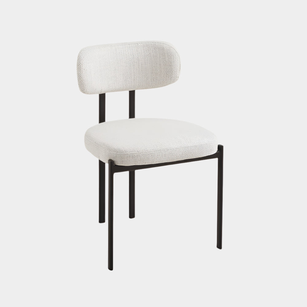 Otis Dining Chair: Grey Linen