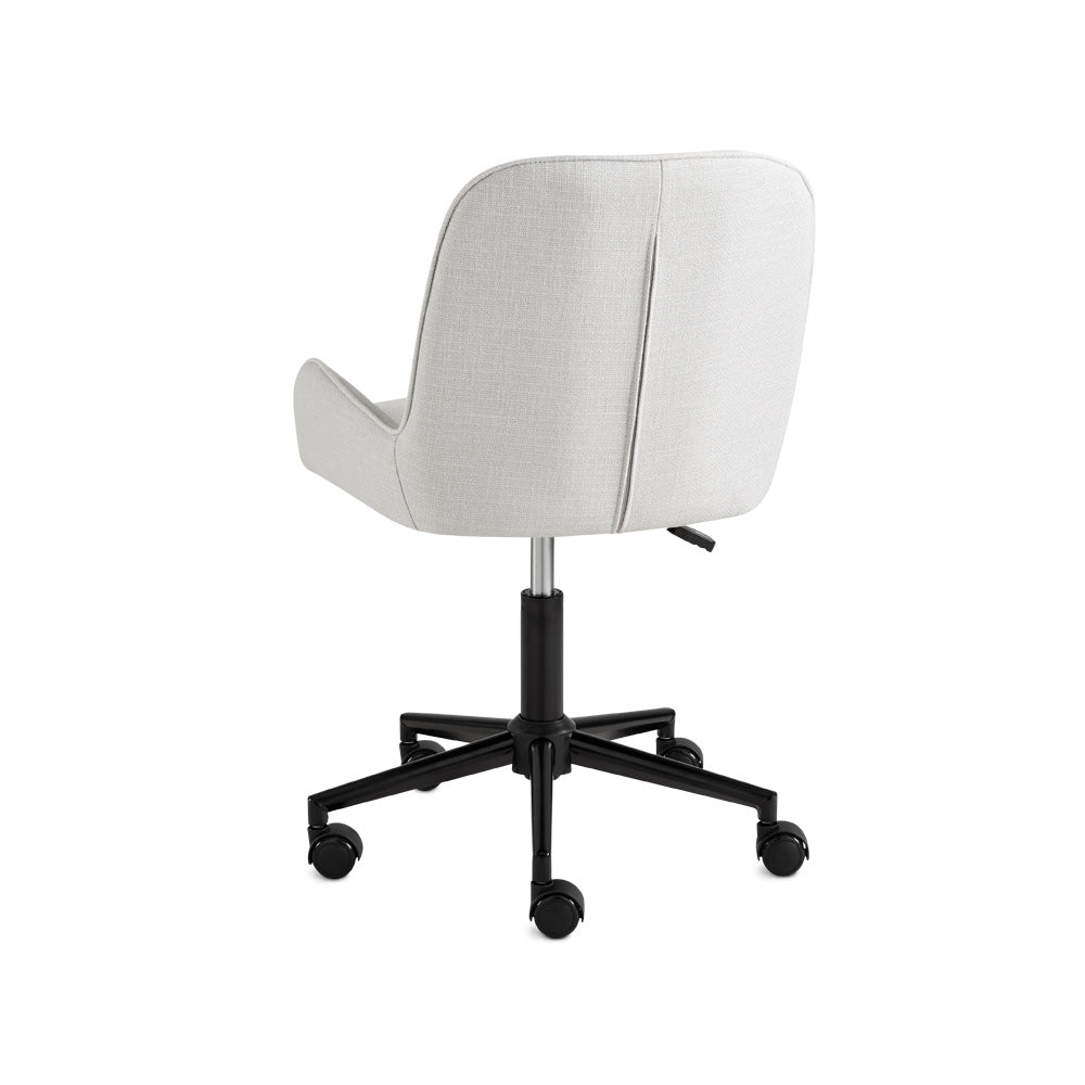 Bennett Office Chair Light Grey Linen