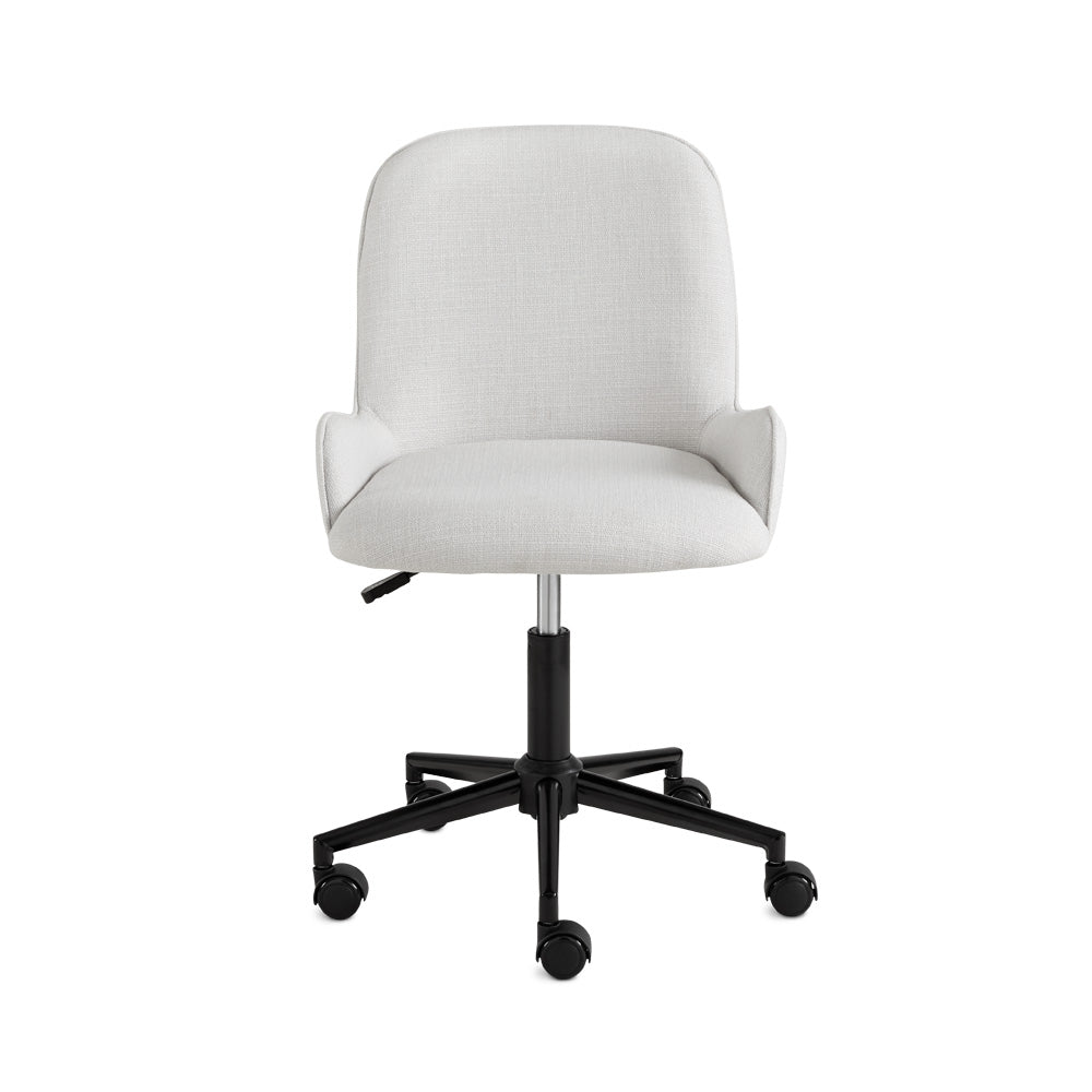 Bennett Office Chair Light Grey Linen