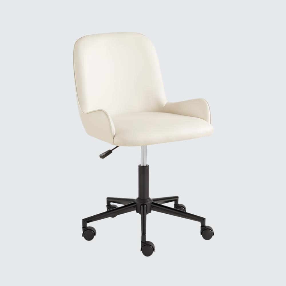 Bennett Office Chair Taupe Leatherette