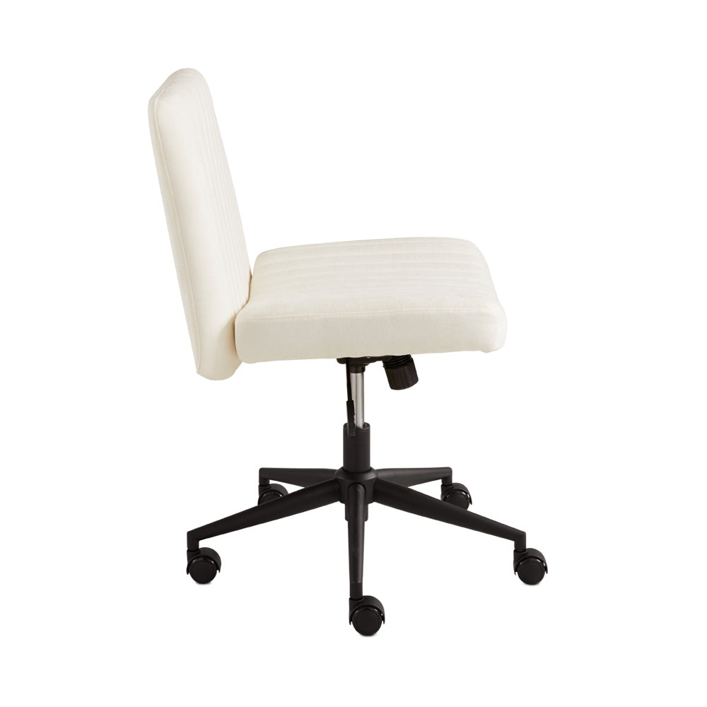 Kennedy Office Chair Ivory Linen