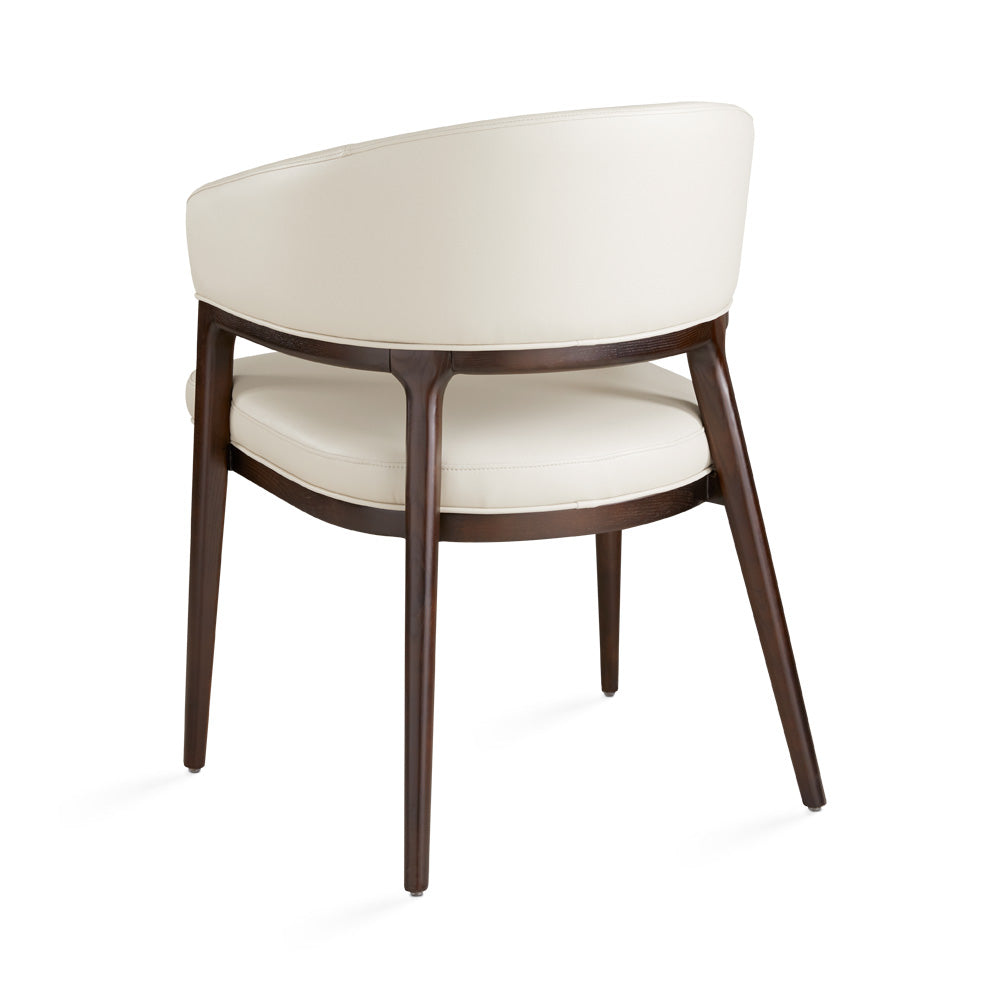 Erica Dining Chair Taupe Leatherette