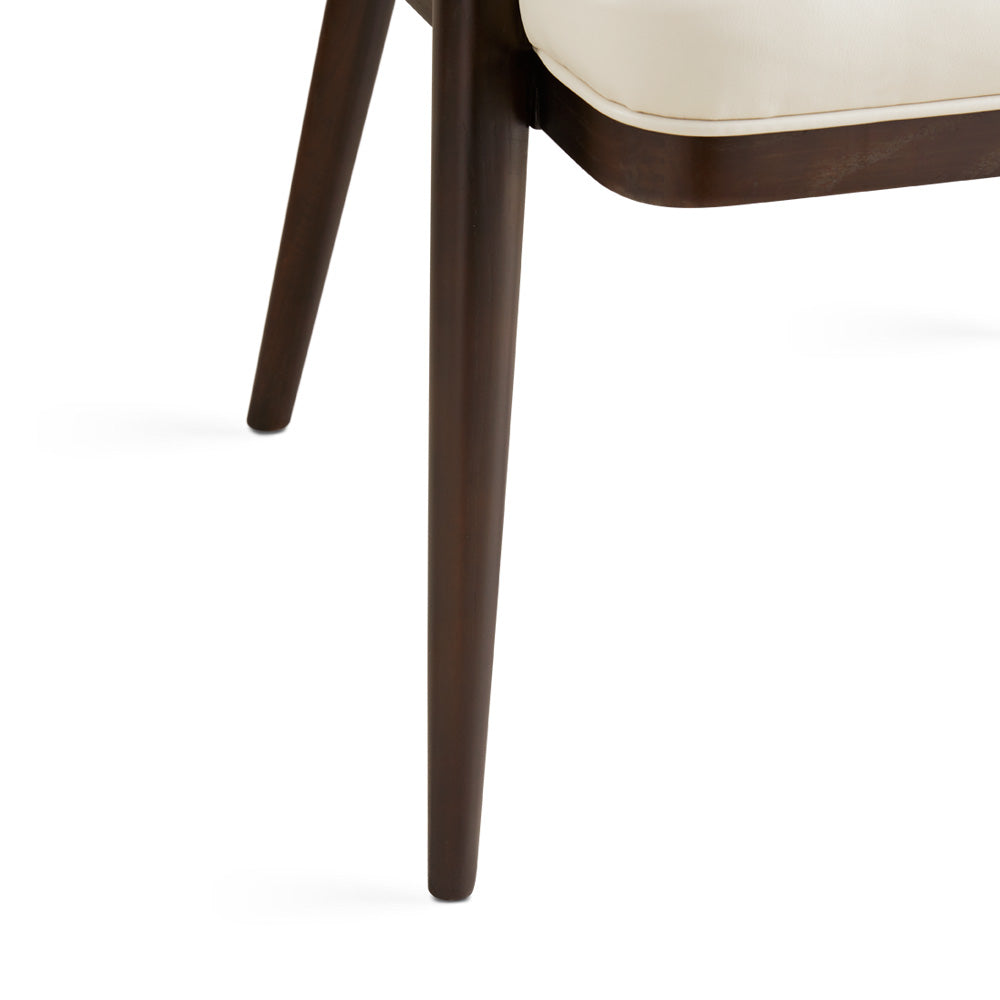 Erica Dining Chair Taupe Leatherette