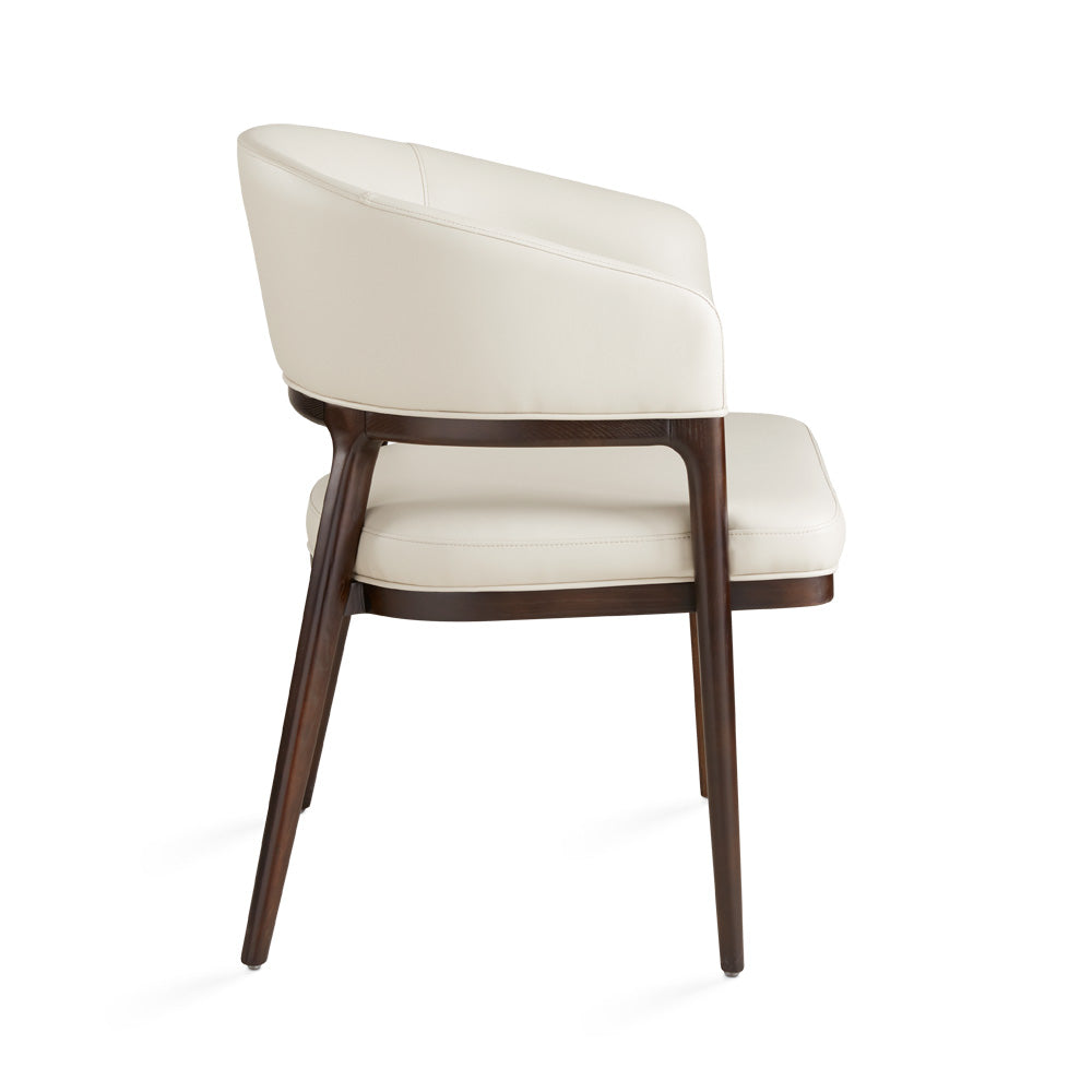 Erica Dining Chair Taupe Leatherette