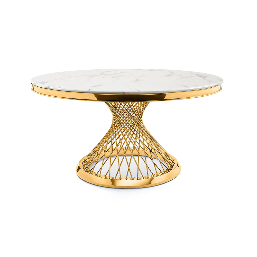 Bailey Gold Dining Table